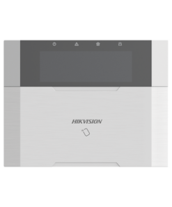 DS-PK1-LRT-HWB-HIKVISION-(AX HYBRID PRO) Teclado Compatible con el Panel Hybrid Pro Hikvision DS-PHA64-LP y DS-PHA64-LP(B) / Pantalla LCD / 2 zonas cableadas / 1 salida de alarma / 64 Llaveros