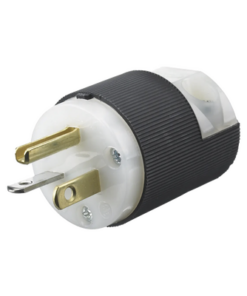 HUB-HBL5366C-HUBBELL-Clavija Entrada Recta/ 20 A 125 V/ 2 Polos 3 Hilos/ Nema 5-20 P/ Grado Industrial- Comercial.