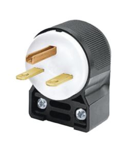 HUB-HBL5666CA-HUBBELL-Clavija Entrada Recta En Angulo/ 15A 250V/ 2 Polos 3 Hilos/ Nema 6-15P/ Grado Industrial- Comercial.