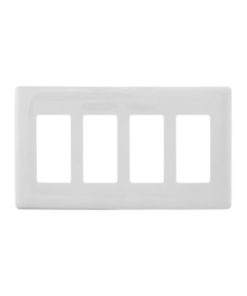 HUB-NPS-264W-HUBBELL-Tapa 4 Multigang/ Color Blanco.