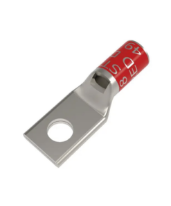 HUB-YA8CL3-BOX-HUBBELL BURNDY-Zapata Terminal de Compresión BURNDY Cañón Corto para Tornillo de 3/8" y Calibre 8 AWG.
