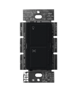 MACLLFQBL-LUTRON ELECTRONICS-Control de ventilador y regulador de intensidad para LED