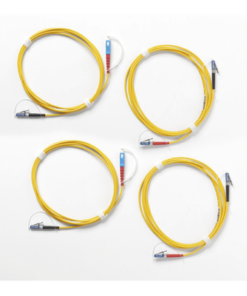 SRC-9-SCLC-KIT-M-FLUKE NETWORKS-Kit de Cables de Referencia de Comprobación Monomodo CertiFiber® Pro, Para Fibras con Conectores LC (2 SC/LC Metálico, 2 LC/LC Metálico), de 2 Metros