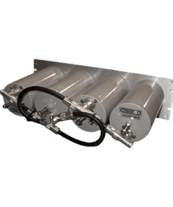 TPRD-4544-TELEWAVE, INC-Duplexer Pasa Banda-Rechazo de Banda, 400-470 MHz, 4 Cavidades (4"Dia.) 5 MHz, 250 Watt, N Hembra