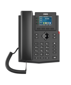 X303P-FANVIL-Teléfono IP empresarial para 4 líneas SIP con pantalla LCD de 2.4 pulgadas a color, Opus y conferencia de 3 vías, PoE.