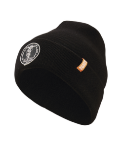 60388-KLEIN TOOLS-Gorro Negro de Tejido Grueso para Instaladores, con Logo KLEIN TOOLS Vintage.