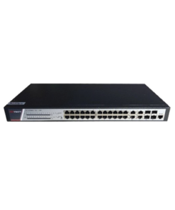 DS-3E2528P(B)-HIKVISION-Switch Gigabit PoE+ / Administrable / 24 Puertos 1000 Mbps PoE+ / 4 Puertos 1000 Mbps + 4 Puertos SFP de Uplink / 370 Watts / Soporta IGMP