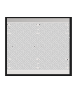 DS-K3B631TX-BASE650-S-HIKVISION-Base PRINCIPAL para Torniquetes de la Serie DS-K3B631 / 1 Carril de 65 cms