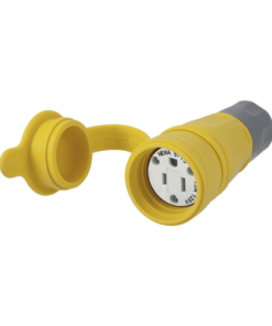 HUB-HBL-15W-47A-HUBBELL-Conector Hermético / 15 A 125 V CA / 2 Polos 3 Hilos/ NEMA 5-15 R/ Color Amarillo.