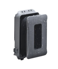 HUB-ML500G-HUBBELL-Cubierta Impermeable/ 1 Unidad/ Horizontal-Vertical/ Servicio Pesado/ Expandible/ Color Gris.