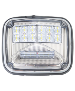 XLTE1755W-EPCOM INDUSTRIAL SIGNALING-Luz de advertencia de 8 X 6", Color Claro, Con Luz de Trabajo Clara, Ideal para Ambulancias