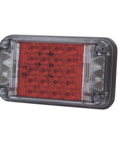 XLTE2345R-EPCOM INDUSTRIAL SIGNALING- Luz de Advertencia de 7X4", Color Rojo, Con Luces de Trabajo, Ideal para Ambulancias