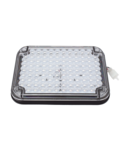 XLTE515RW-EPCOM INDUSTRIAL SIGNALING-Luz de Advertencia de 9X7", Bicolor Rojo/Claro, Ideal para Ambulancias