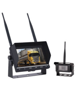 EP745J-EPCOM-Sistema Profesional Inalámbrico de Cámara de Reversa Infrarroja y Monitor de 7" para Vehículos de Trabajo y Montacargas