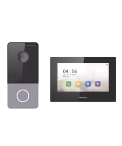 DSKIS605PL(T)-HIKVISION-Kit de Videoportero IP LITE TOUCH con llamada a App de Smartphone (Hik-Connect) / Apertura con tarjeta / Soporta PoE Estándar / Incluye 1 MONITOR Touch