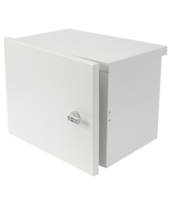 EI-PCB-04-03-03-W3-EPCOM INDUSTRIAL-Gabinete para instalación de 2 Baterías PL4012, Fabricado en Lámina Galvanizada, Opción para montar en poste (No incluido)