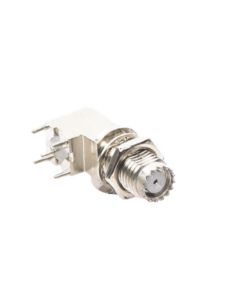 RFU-6065-RF INDUSTRIES,LTD-Conector Mini UHF Hembra para Montaje en PCB, Estaño/ Estaño/ Polipropileno. 