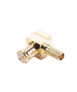 RMX-8010-1B-RF INDUSTRIES,LTD-Conector MCX Macho en Ángulo Recto de Anillo Plegable para Cable RG-174/U, 8216, Oro/ Oro/ Teflón.