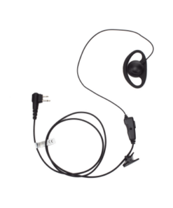 TX-160N-M01-TXPRO-Micrófono de solapa con gancho auricular en forma de D para radios GP300/SP50/P1225/PRO315/MAGONE/EP450/EP350