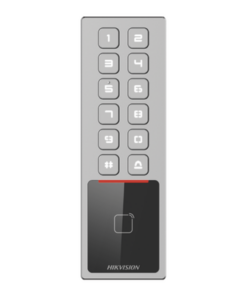 DS-K1T805MX-HIKVISION-Teclado Exterior Antivandálico IP65 & IK08 / Administrable en la Nube / Alta y Baja de Passwords Remotamente con Horarios / Acceso por PIN o Tarjeta MIFARE