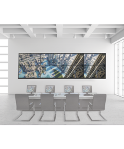 DS-VW4X2LUY55/WM-HIKVISION-Kit Videowall 4x2 / Incluye 8 Pantallas de 55" / Decoder / Base de Pared