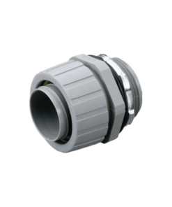 HUB-P100-NGYA-HUBBELL-Conector Recto de Nylon de 1" para Tubería Liquidtight Polytuff.