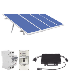 KIT-HMS-2K550-HOYMILES-Kit Solar para Interconexión de 2.2KW de Potencia Pico 220Vcc con Microinversor y 4 Módulos de 550 W (Incluye Montaje y Protecciones)