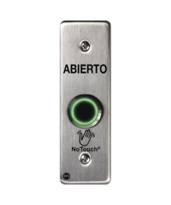 NT-SS002-ES-STI-Interruptor IR NoTouch® de Acero Inoxidable, Montaje Delgado, Caja Posterior, ABIERTO   