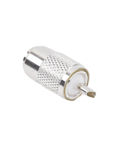 RFU-501-RF INDUSTRIES,LTD-Conector UHF Macho (PL-259) para Cables RG-8/U, RG-8U-SYS, 8237, 8267, 8268, 9913, CTN-400, 7810, 8214, 7810A, RFLASH-1113, LMR-400, Plata )/ Plata/ Teflón.