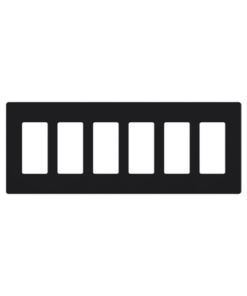 SC6MN-LUTRON ELECTRONICS-Placa 6 espacios pata dimmer o apagadores Lutron