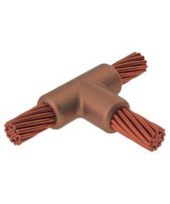 TGM-CCT-4/0-2-TOTAL GROUND-Molde para Soldadura exotemica tipo T para cable 4/0 AWG - 2AWG