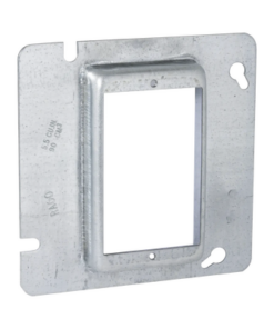 HUB-838-RACO-Sobretapa Cuadrada Galvanizada para Caja de 4 11-16" / Realce de 3/4".
