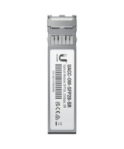 UACC-OM-SFP28-SR-UBIQUITI-Transceptor de fibra óptica multimodo SFP28 hasta 25 Gbps con 2 conectores LC, hasta 100 mts