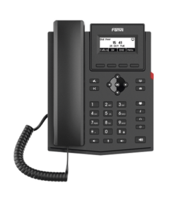 X301W-FANVIL-Teléfono IP WiFi empresarial para 2 líneas SIP con pantalla LCD, Códec Opus, conferencia de 6 vías.