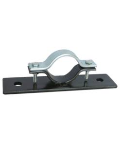 AM-TG/3-TOTAL GROUND-Abrazadera Doble Omega, fabricada en Acero para instalación de mástil de 2" en muros verticales