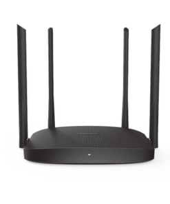 DS-3WR12GC-HIKVISION-Router Inalámbrico WISP Gigabit / Hasta 1200 Mbps / Doble Banda AC (2.4 GHz y 5 GHz) / 3 Puertos LAN 10/100/1000 Mbps + 1 Puerto WAN 10/100/1000 Mbps /  4 Antenas Externas Omnidireccional de 5 dBi / Interior