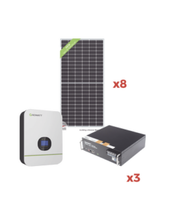 KITAMIN110-EPCOM POWERLINE-Kit de Energia Solar para Minisplit 110Vca Max.1400W 