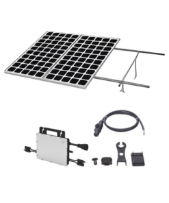 KITHMS1K550-HOYMILES-Kit Solar para Interconexión de 1.1 KW de Potencia Pico 220Vcc con Microinversor 1KW y 2 Módulos de 550 W (Incluye Montaje )