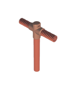 TGM-CPV-5/8R-2/0-TOTAL GROUND-Molde para soldadura exotermica Tipo T, Tope de varilla 5/8 in. a Cable de Paso 2/0 AWG