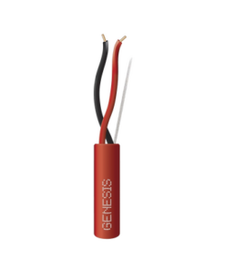 4311-1004/1000-GENESIS-Carrete de Alambre 305 Metros (1000 Pies) / 2 x 16 AWG / Riser / Color Rojo / Tipo FPLR, CL3R, (UL) FT4 / Para Aplicaciones en Sistemas de Detección de Incendio y Sistemas de Evacuación