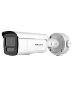 DS-2CD3T46G2-ISU/SL(H)-HIKVISION-[ PROTECCIÓN ACTIVA ] Bala IP 4 Megapixel / Lente 4 mm / 60 mts IR / Exterior IP67 / Micrófono y Bocina Integrado (Audio de Dos Vías) / DARKFIGHTER / PoE+ / Luz Estroboscopica / ONVIF / Micro SD / 4 Analíticos
