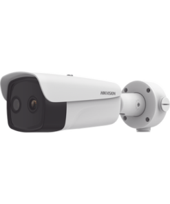 DS-2TD2637-35/QY(B)-HIKVISION-Bala IP Dual / Térmica 35 mm (384 X 288 ) / Óptico 15 mm (4 Megapixel) / 100 mts IR / IP66 / PoE / Termométrica / Detección de Temperatura / MicroSD