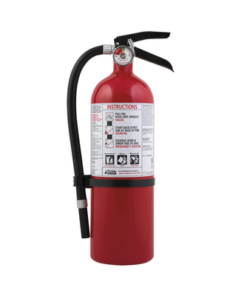 FX340GW-1-KIDDE-Extintor Desechable de Polvo Químico Seco | Fuegos Clase A, B y C | Talleres y Garaje |Pieza | Cilindro Blanco 5.5 lb 