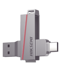 HS-USB-E307C/256G-HIKSEMI by HIKVISION-Memoria USB Dual de 256 GB / USB-C y USB-A / Transferencia de Alta Velocidad / Metálica / Compatible con Dispositivos Móviles, Windows, Mac y Linux