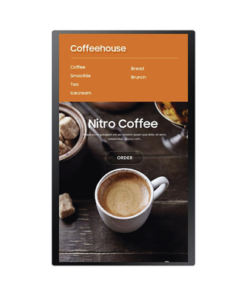 KM24C-SAMSUNG ELECTRONICS-Pantalla de 24" touch para Kiosco punto de venta / Sistema Operativo Windows IoT  / 1920x1080p / compatible con terminal bancaria e impresora térmica. 