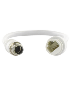 M12TORJ45-HIKVISION-Cable Adaptador Tipo Aviación a RJ45 (Red) para el Kit Movil DS-MP5604SD/GLF(LITE)(KIT)