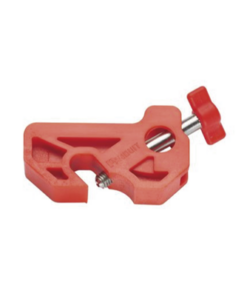 PSL-MCBNT-PANDUIT-Bloqueador de Interruptor Termomagnético LOTO, tipo Riel DIN o Mini Interruptor. Color  rojo