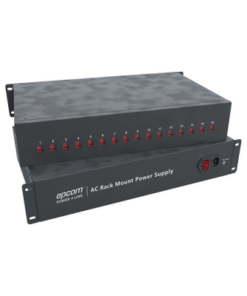 RK-24AC-20A-EPCOM POWERLINE-Fuente 24 Vca / Industrial / Tipo RACK / 20 Amperes / 16 salidas / 1.25 Amperes por salida administrada / 2.5 Amperes por salida máxima