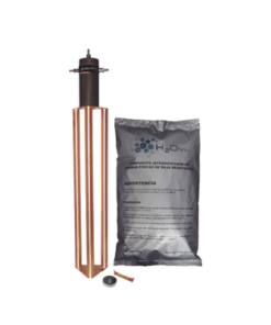 TG70AB-TOTAL GROUND-Electrodo para corriente máxima de70 Amp. con Filtro y Compuesto H2Ohm.