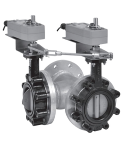 VR4J7UPBH/M-HONEYWELL BMS-Valvula de 3 vias tipo mariposa con conexiones tipo brida de 4 "